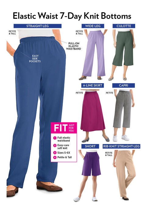 7-Day Knit Capri, , alternate image number null