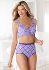 Cotton Back-Close Wireless Bra, , alternate image number null