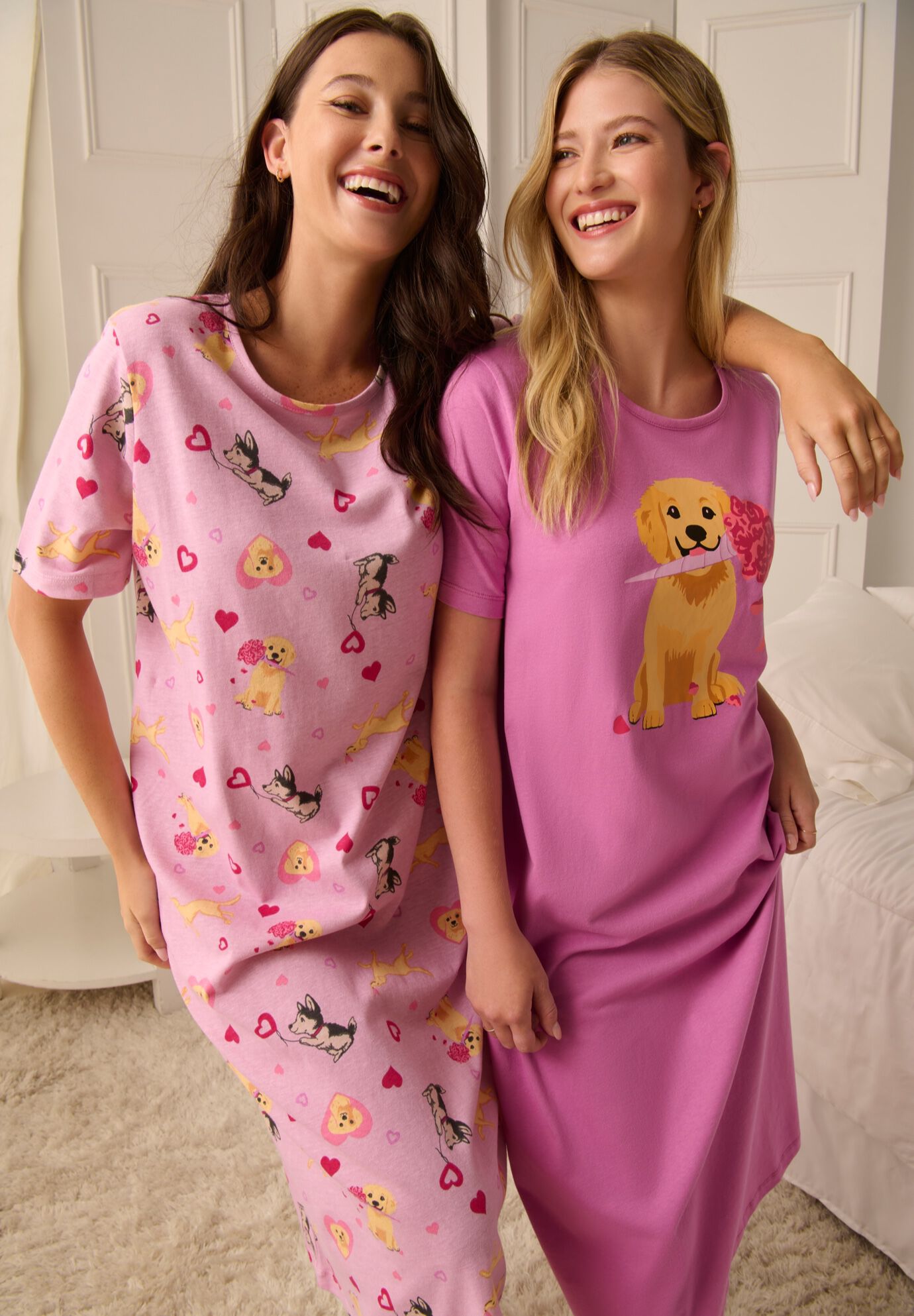 2-Pack Long Sleepshirts, , alternate image number 4