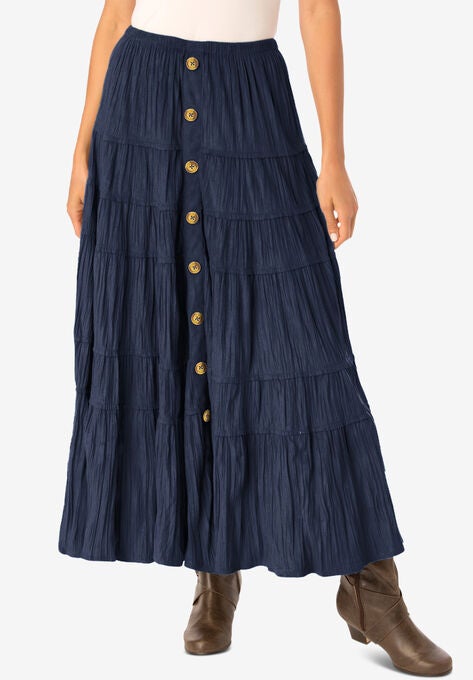 Moleskin Skirt, NAVY, hi-res image number null