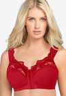 Front Hook Gel Strap Wireless Bra , CLASSIC RED, hi-res image number null