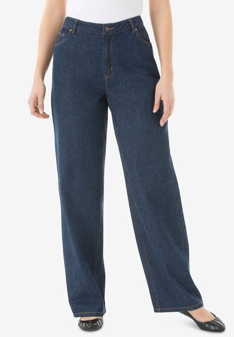 Relaxed-Fit Straight-Leg Perfect Jean, INDIGO, hi-res image number null