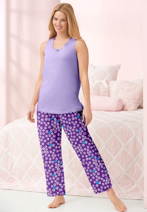 Knit Sleep Tank, , alternate image number null