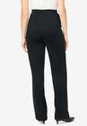 Wide Leg Ponte Knit Pant, , on-hover image number null