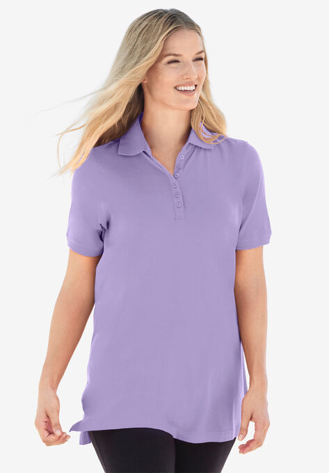 Perfect Short-Sleeve Polo Shirt, , alternate image number null