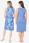 2-Pack Sleeveless Sleepshirt , , on-hover image number null