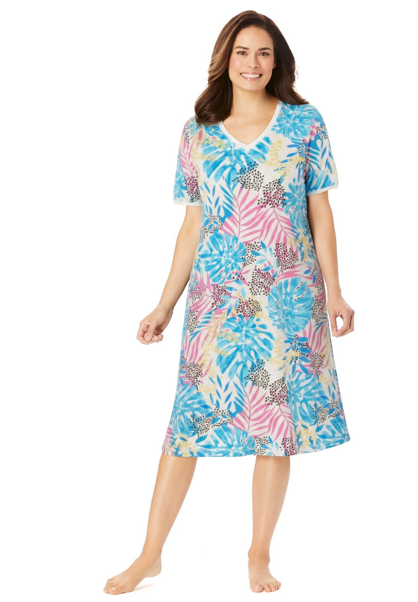 Short T-Shirt Lounger, , alternate image number 4