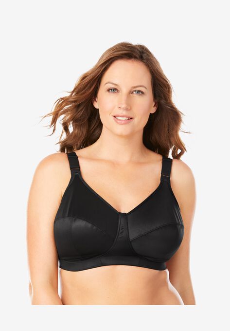 Celeste Soft Cup Cooling Wireless Bra GD6113, BLACK, hi-res image number null