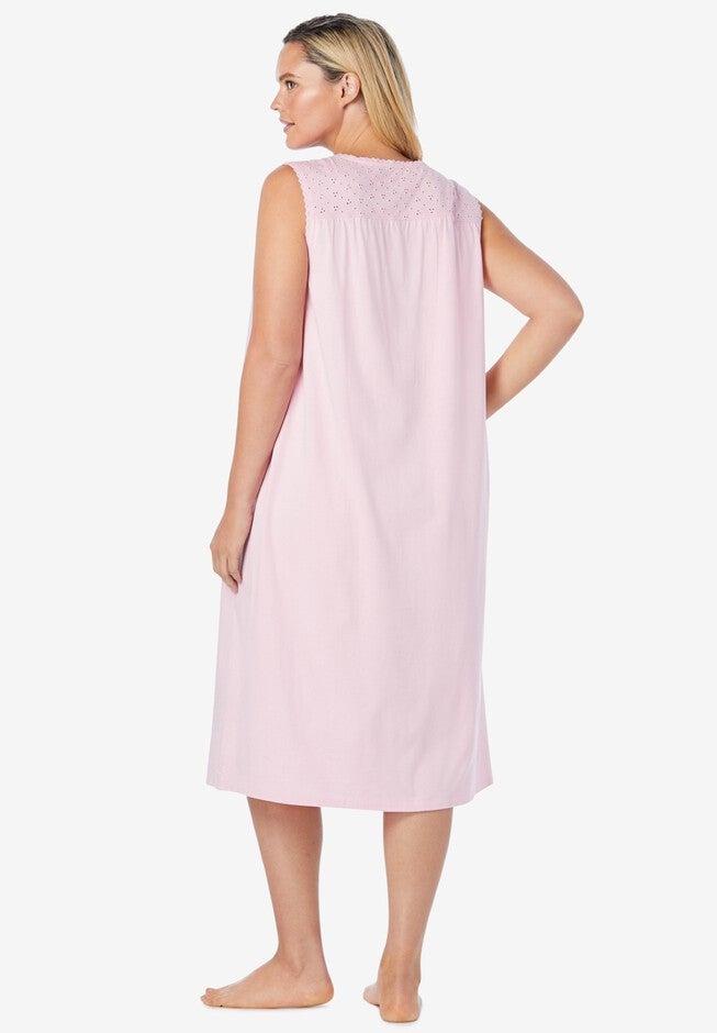 Sleeveless Eyelet Gown, , on-hover image number 1