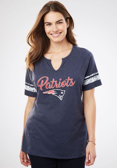 Notch Neck NFL Tee, PATRIOTS, hi-res image number null