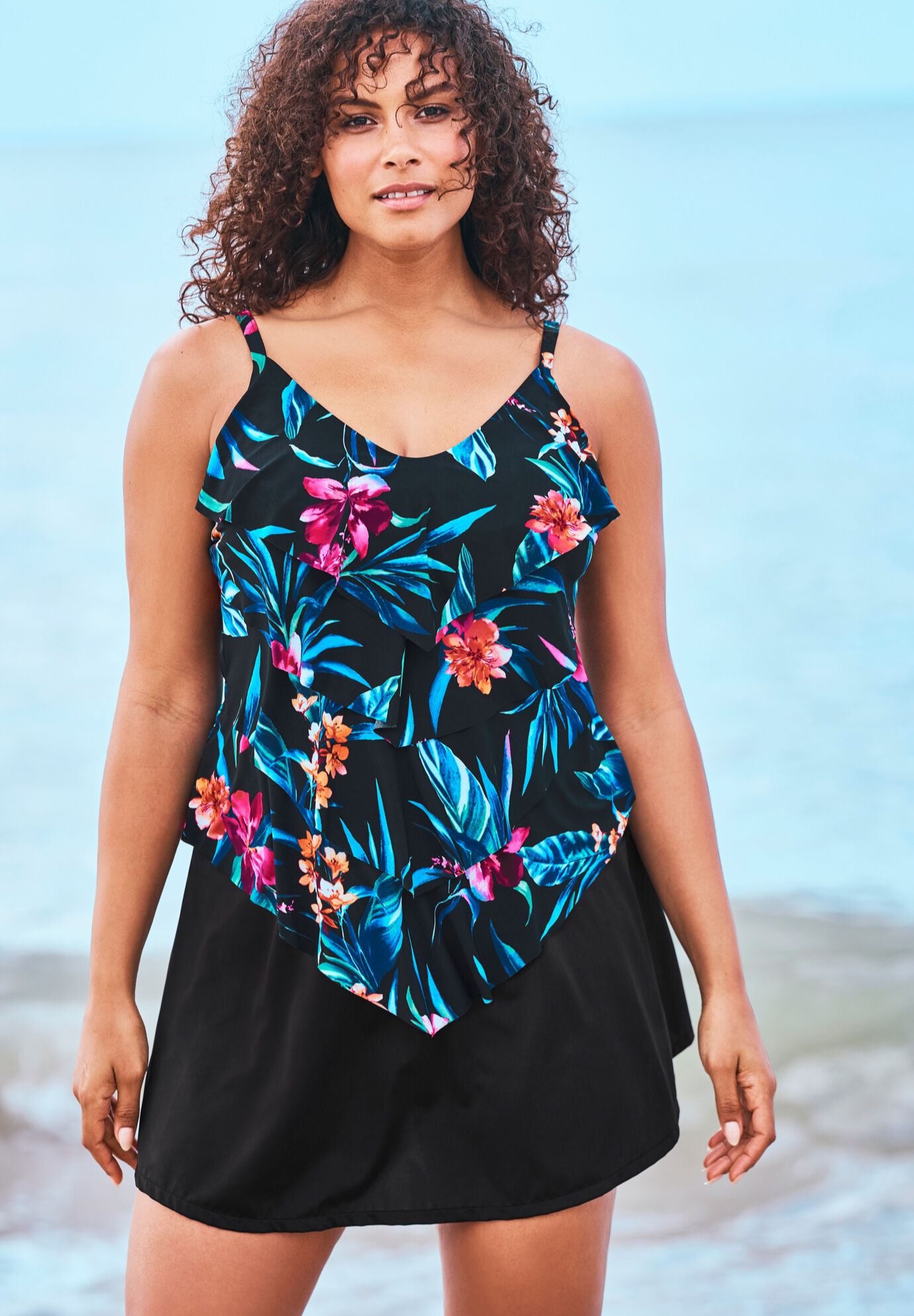 trimshaper plus size swimsuits