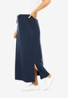 Sport Knit Side-Slit Skirt, , alternate image number null
