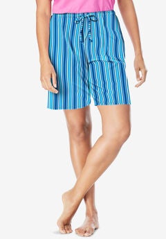 Print Pajama Shorts