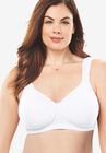 Cotton Wireless Lightly Padded T-Shirt Bra, WHITE, hi-res image number null