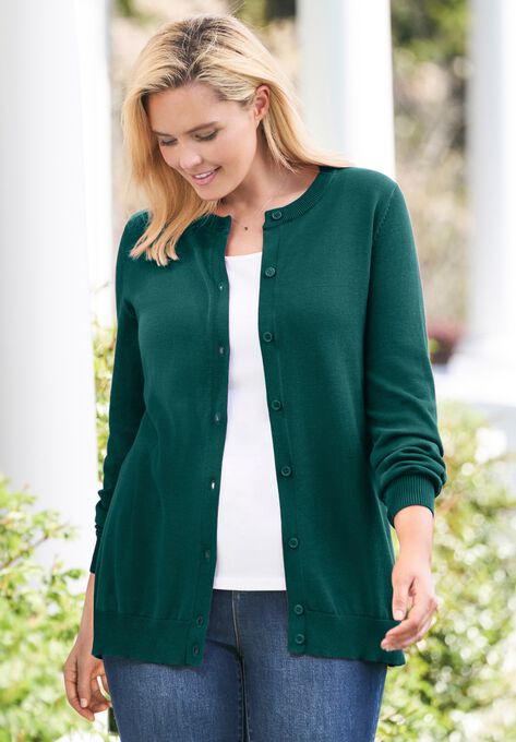 Perfect Long-Sleeve Cardigan, , alternate image number null