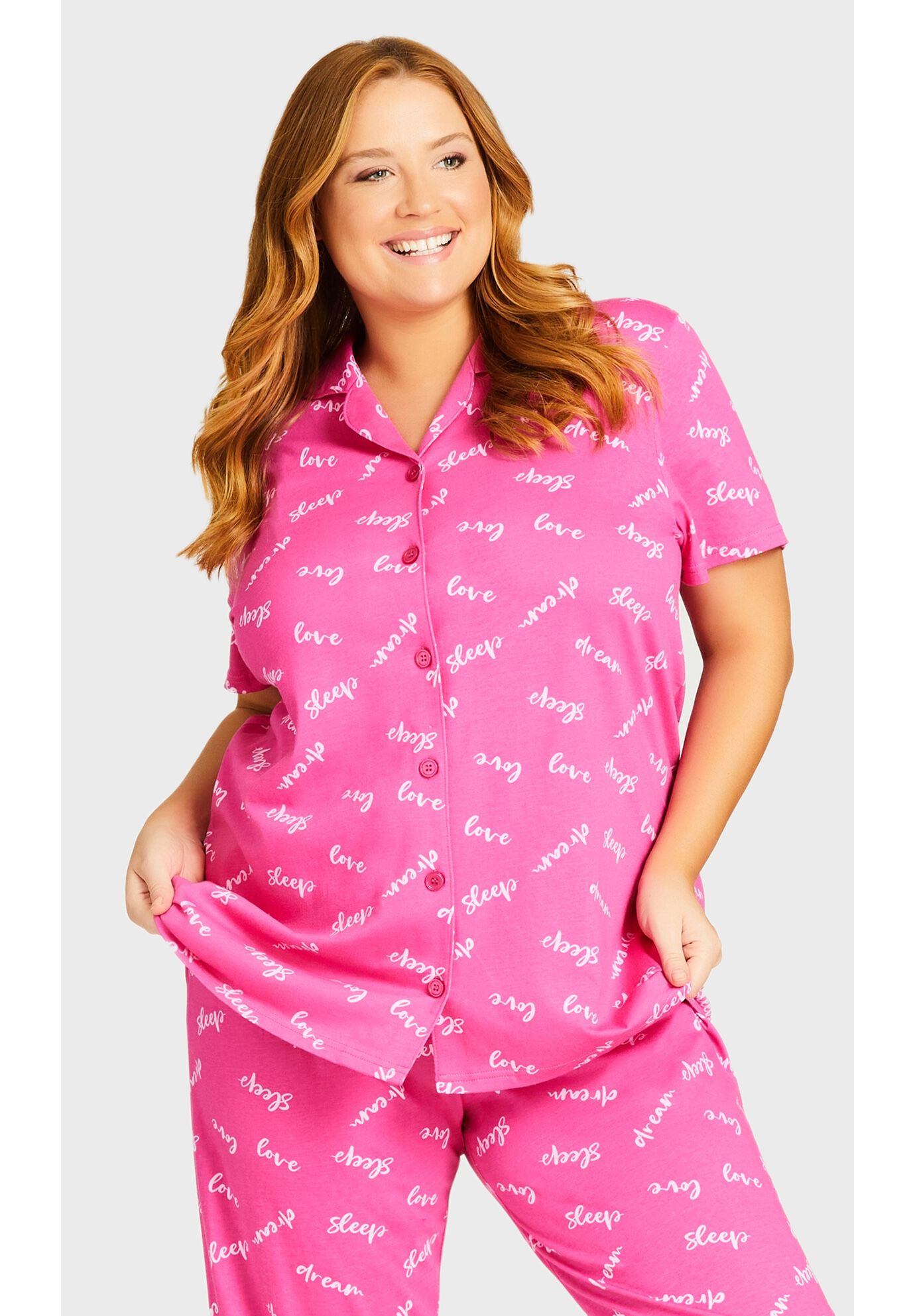 Button Sleep Top, SLEEP PRINT, alternate image number 3