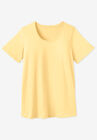 Perfect Short-Sleeve Scoopneck Tee, , alternate image number null