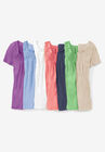 Crochet-Trim Knit Top, , alternate image number null