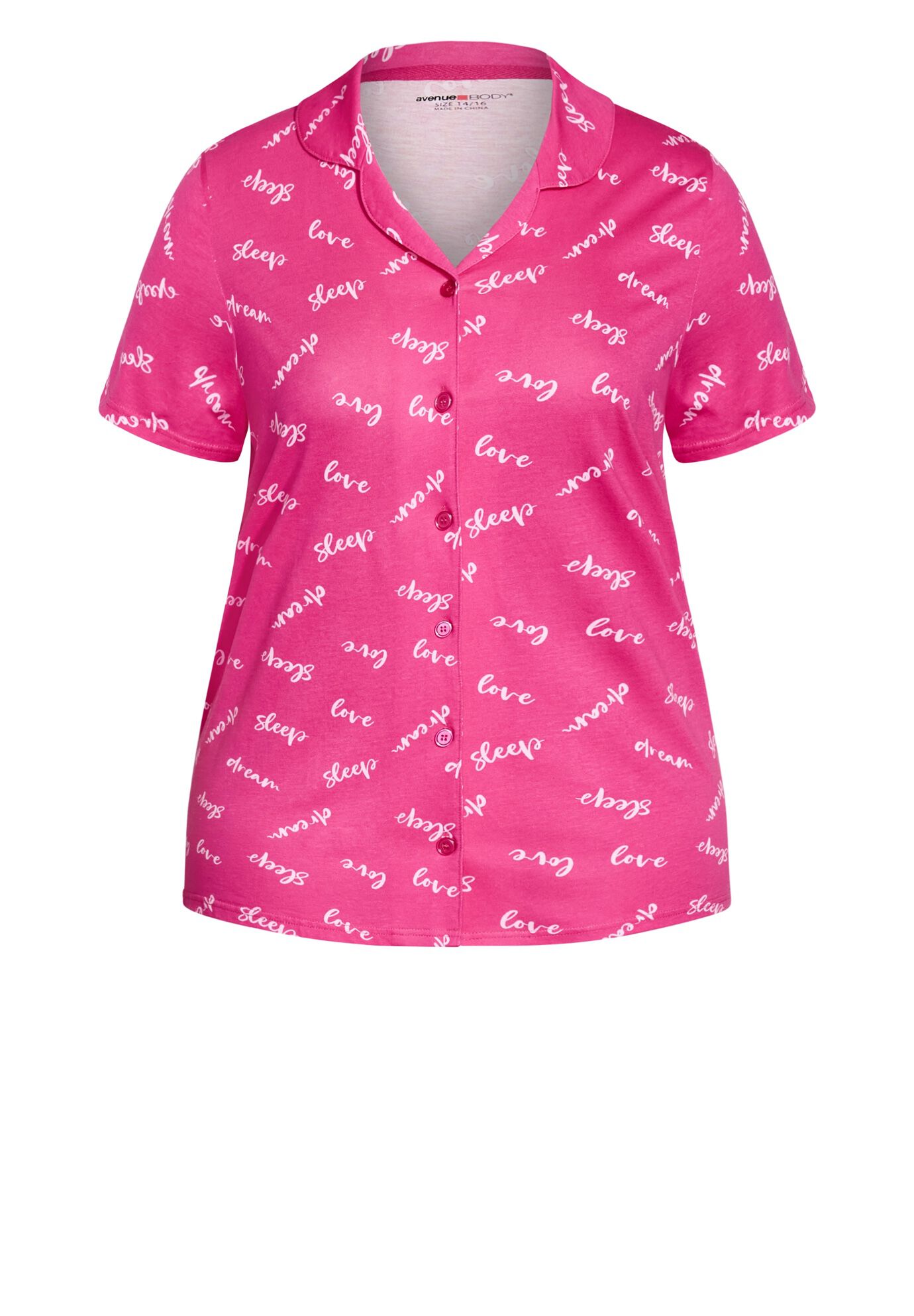 Button Sleep Top, SLEEP PRINT, alternate image number 2
