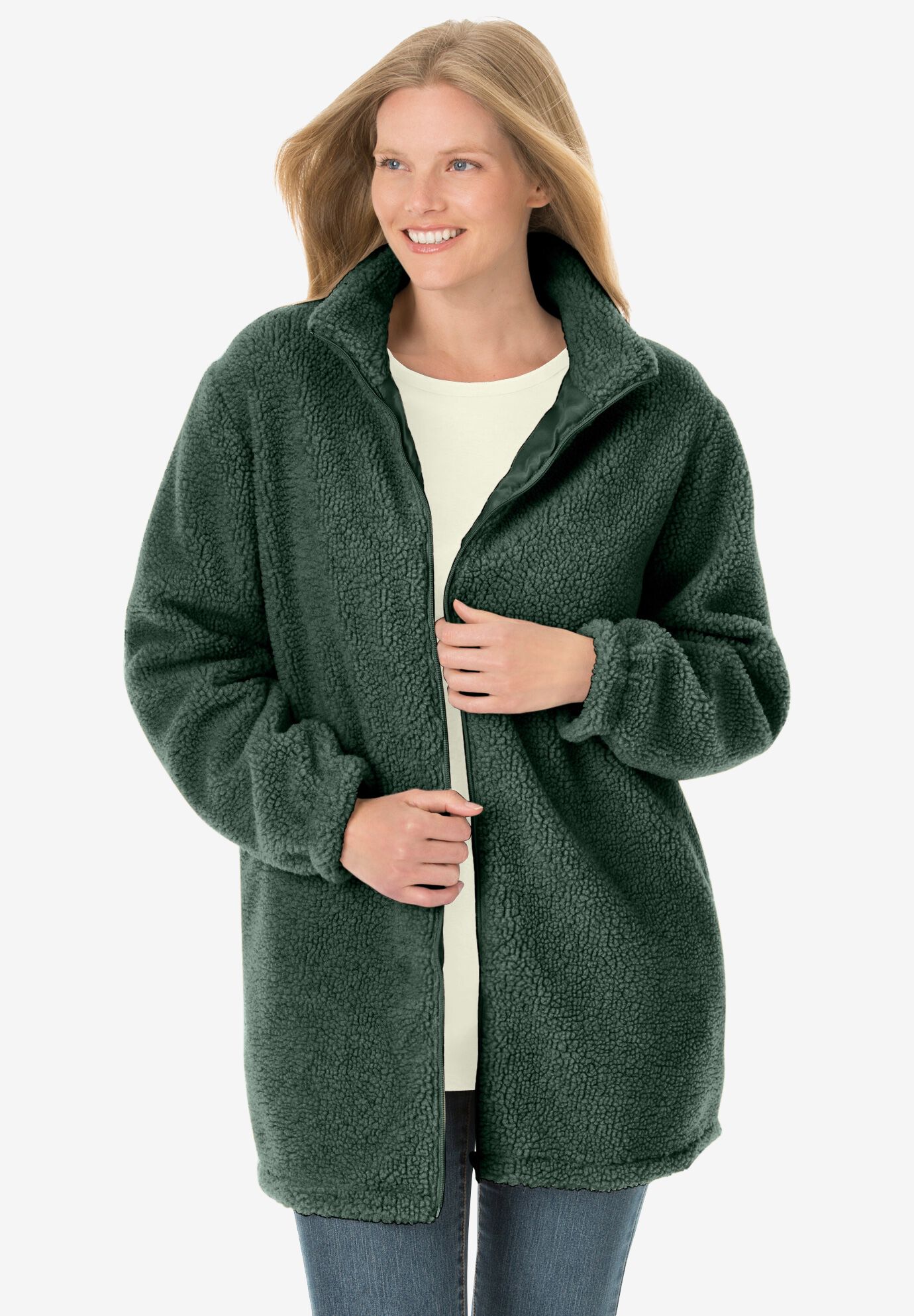 Nubby fleece on sale pullover