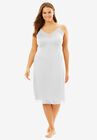 Double Skirted Full Slip, WHITE, hi-res image number null