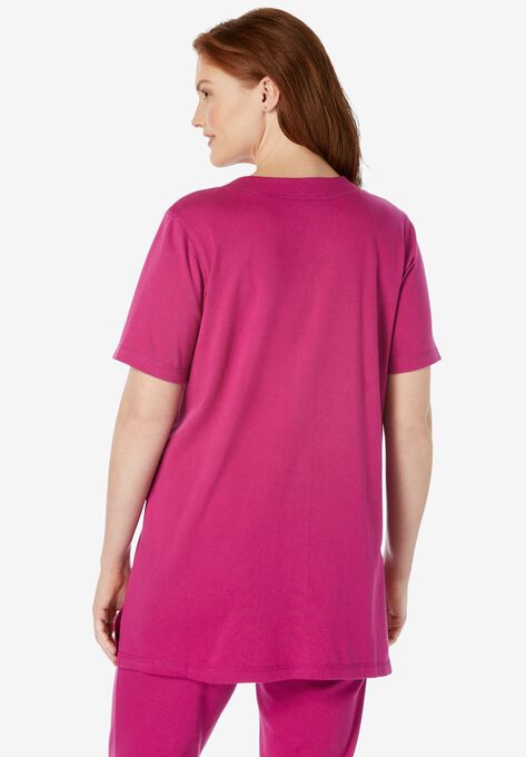 Short-Sleeve Baseball Tunic, , on-hover image number null