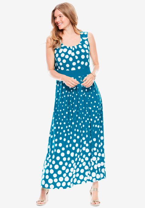 Empire Waist Print Maxi Dress Plus Sizemaxi Dresses Fullbeauty