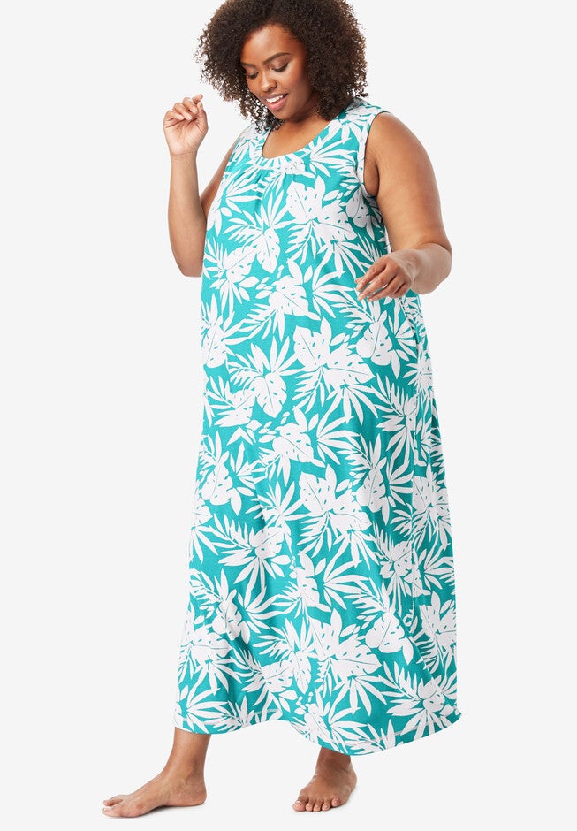 Long Sleeveless Lounger by Dreams & Co.®, , alternate image number null