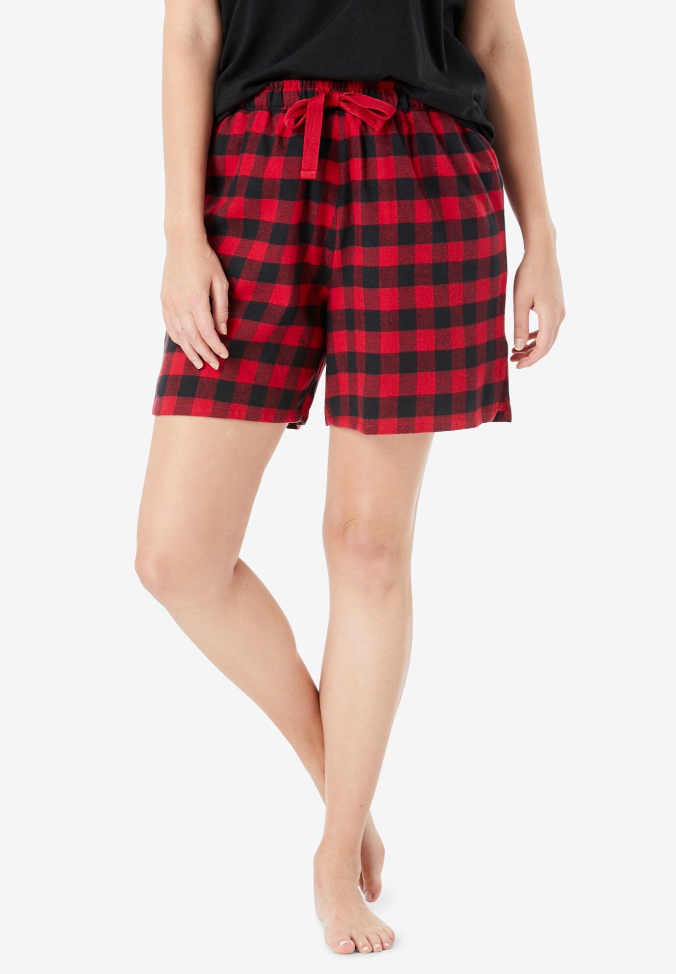 Flannel Pajama Short