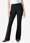 Stretch Cotton Bootcut Yoga Pant, , alternate image number null
