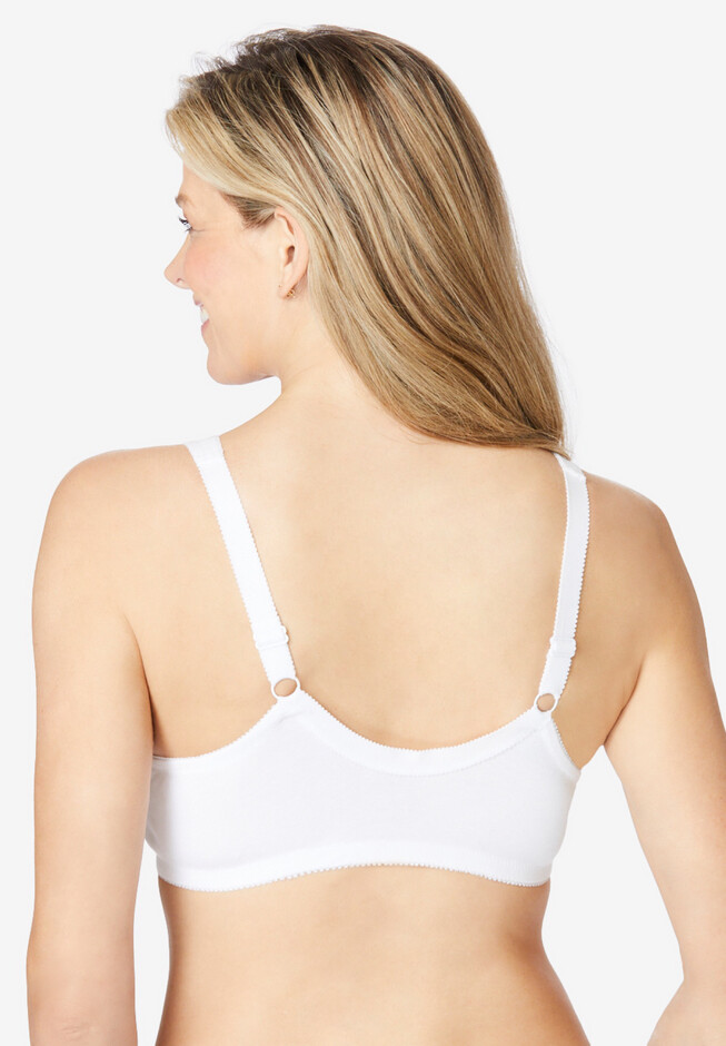 Cotton Wireless Bras For Women Lingerie Front Close T-back Bra