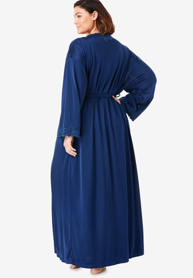 Long Peignoir & Robe Set by Only Necessities®, , on-hover image number 1