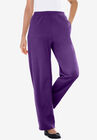 7-Day Knit Ribbed Straight Leg Pant, RADIANT PURPLE, hi-res image number null