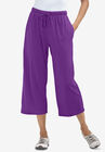 Sport Knit Capri Pant, PURPLE ORCHID, hi-res image number null