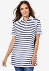 Perfect Printed Short-Sleeve Polo Shirt, , alternate image number null