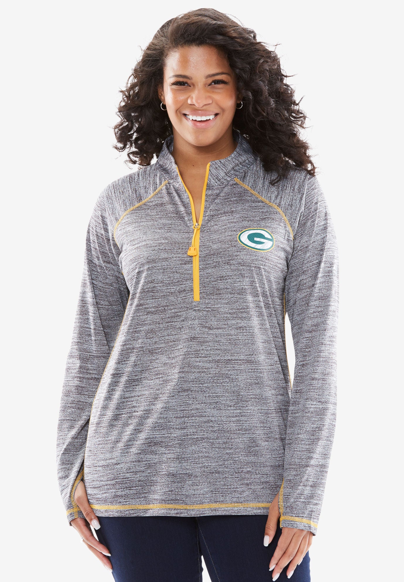 nfl half zip