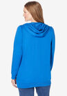 Zip Front Tunic Hoodie, , on-hover image number 1