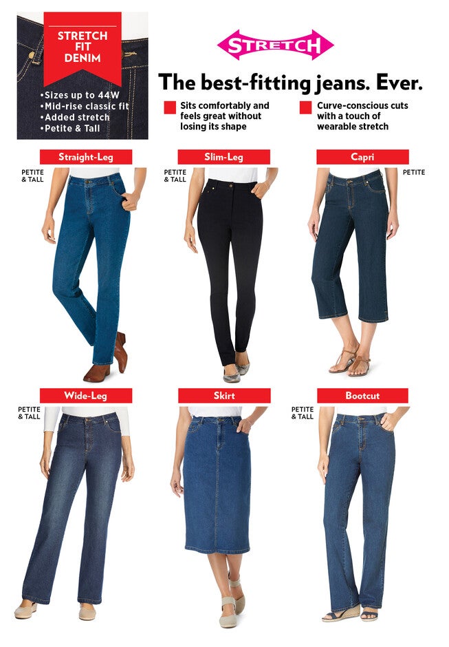 Bootcut Stretch Denim Jean, , alternate image number null