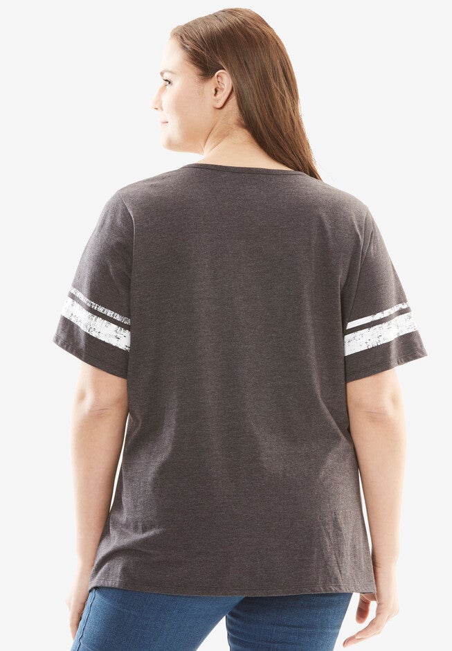 MLB Team Notch-Neck Tee, , on-hover image number 1