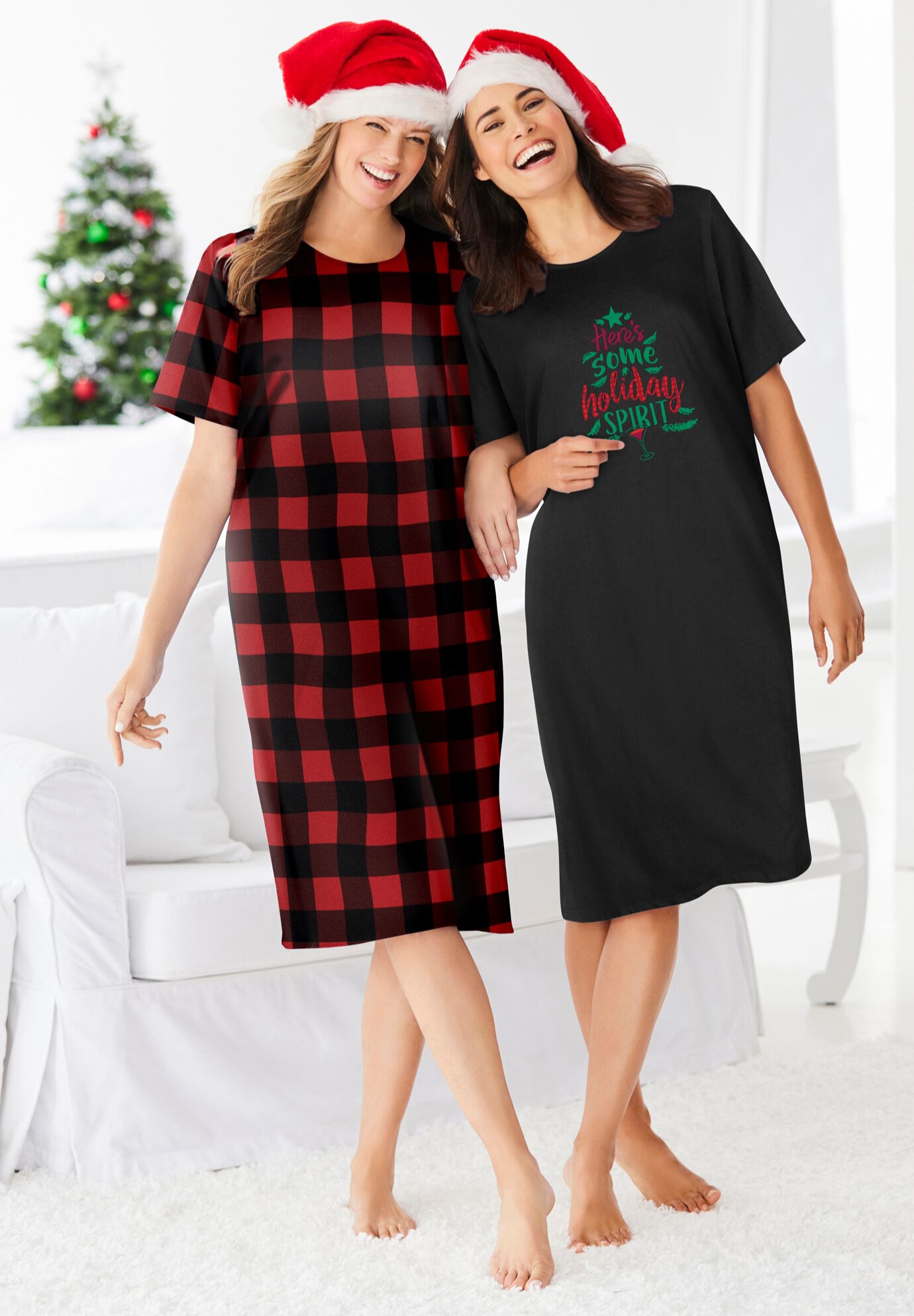 2-Pack Short-Sleeve Sleepshirt, , alternate image number 3
