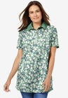 Perfect Printed Short-Sleeve Polo Shirt, , alternate image number null