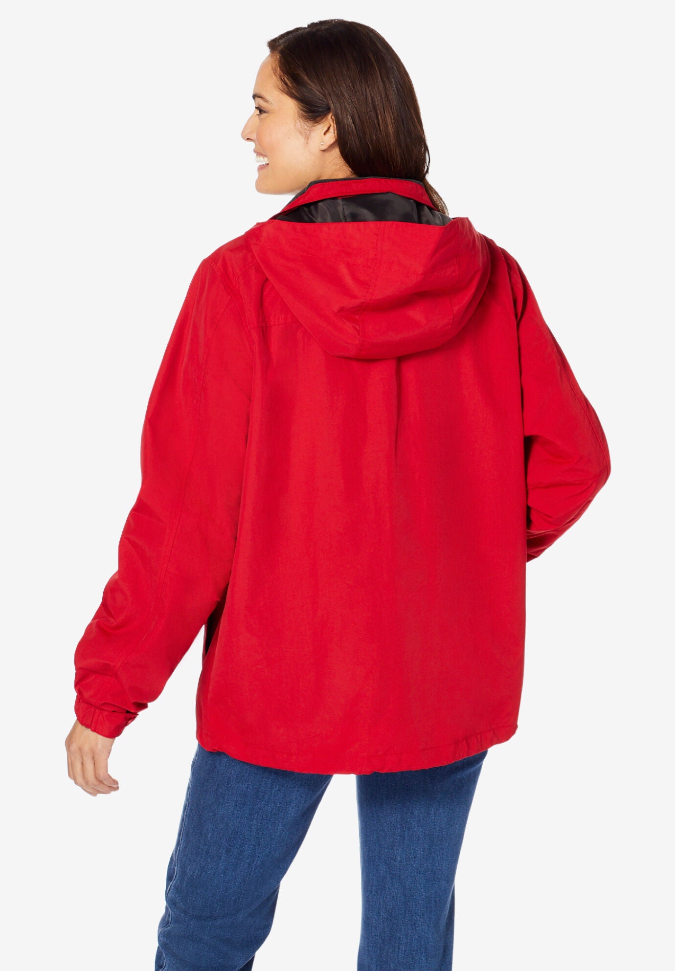 Fleece Lined Taslon Jacket Fullbeauty Outlet