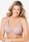 Brigitte Racerback Front-Close Seamless Underwire Bra, ROSE MAUVE, hi-res image number null