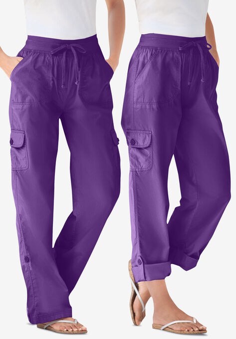 Convertible Length Cargo Pant, RADIANT PURPLE, hi-res image number null