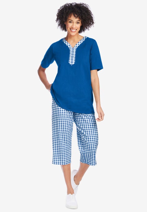 2 piece tunic and capri set