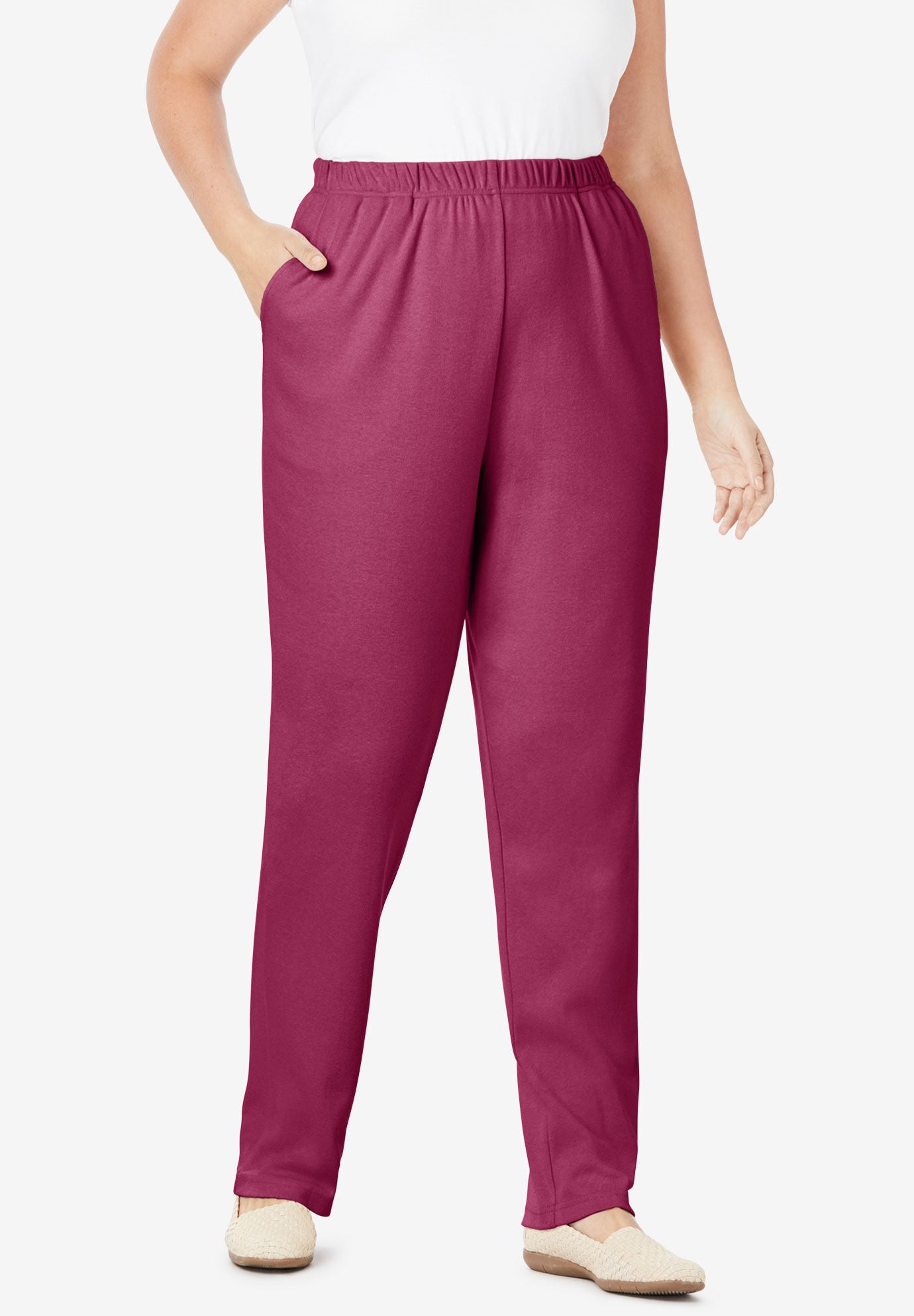 straight leg velour pants