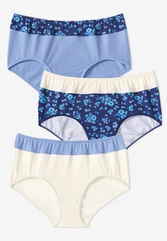 3-Pack Color Block Full-Cut Brief 