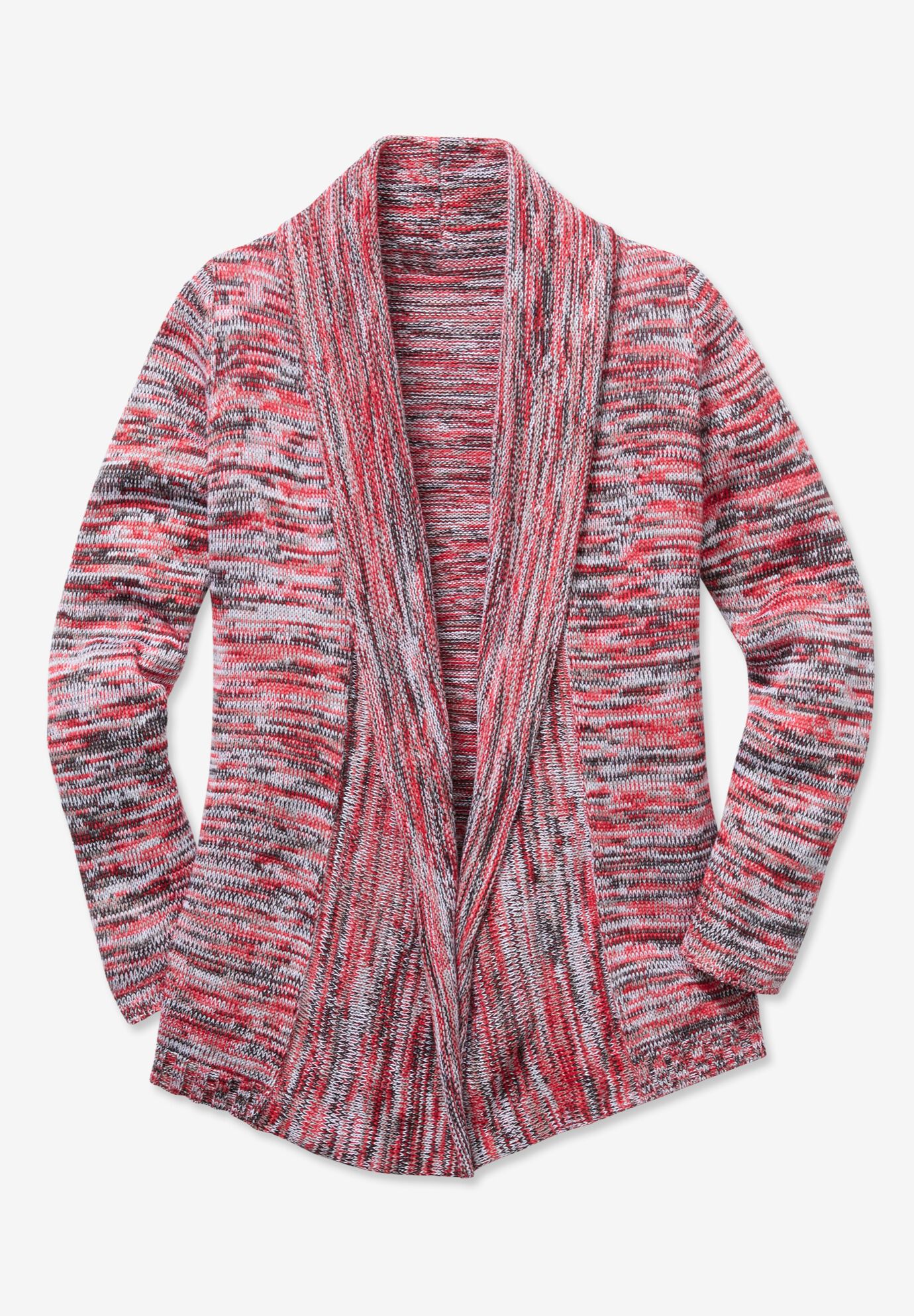 Multi Marled Cardigan Sweater, , alternate image number 3