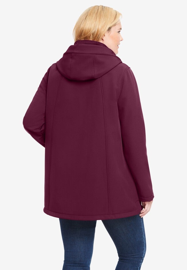 A-line Softshell Coat, , on-hover image number null