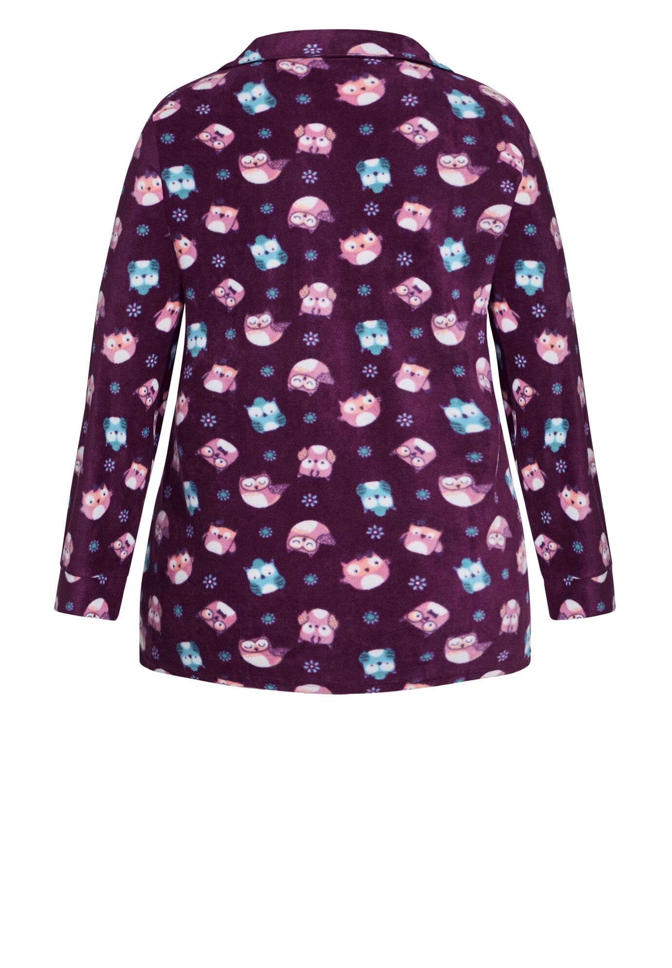 Button Owl Sleep Top, OWL PRINT, alternate image number 5